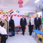 محافظ دمياط يفتتح مشروع تطوير مدرسة الأعصر التجريبية المطورة ضمن احتفالات العيد القومي