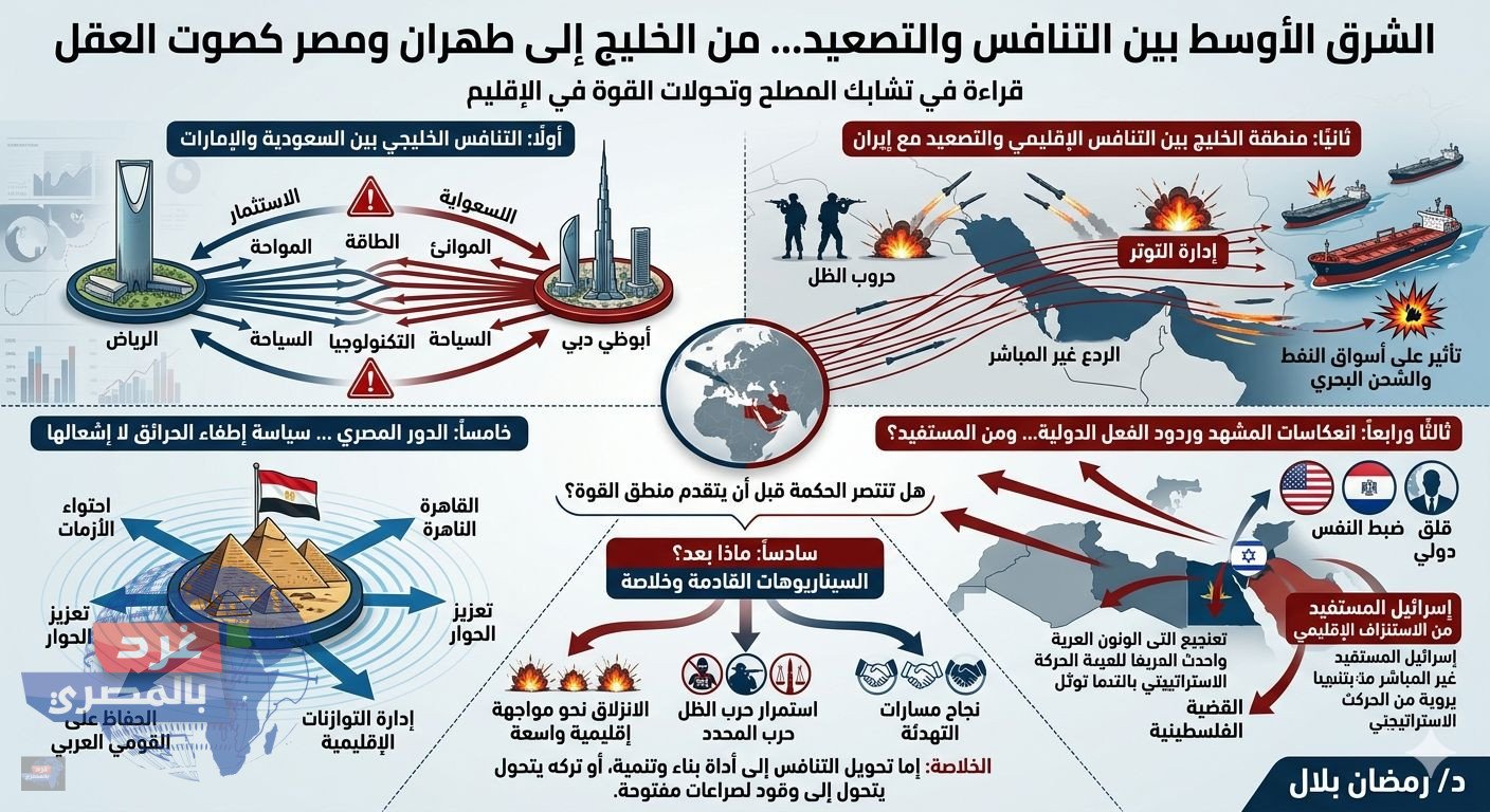 الشرق الأوسط بين التنافس والتصعيد