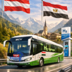  مصر تصدر 35 حافلة هيدروجينية