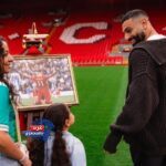 محمد صلاح مع بناته