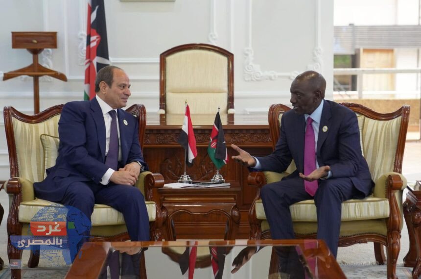 السيسي وروتو يؤكدان من نيروبي