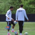 أول تدريب لمنتخب مصر في سبوكين الأمريكية استعداداً لمواجهة بلجيكا أول تدريب لمنتخب مصر في سبوكين الأمريكية استعداداً لمواجهة بلجيكا