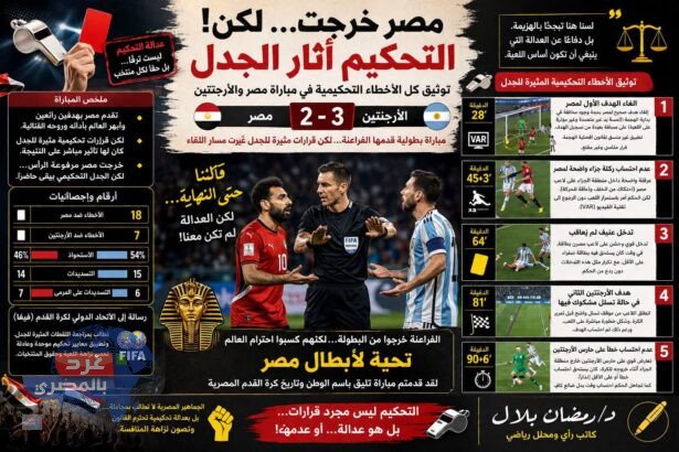 صافرة أثارت الجدل
