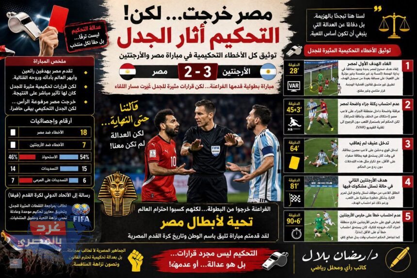 صافرة أثارت الجدل