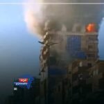 حريق "برج معهد الاتصالات" بسوهاج