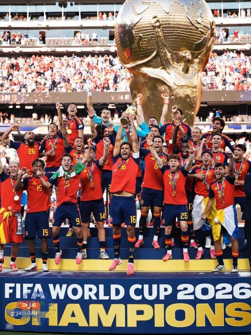 احتفالات صاخبة ومراسيم أسطورية.. "الماتادور" الإسباني يتسلم كأس العالم 2026 "الماتادور الإسباني"
