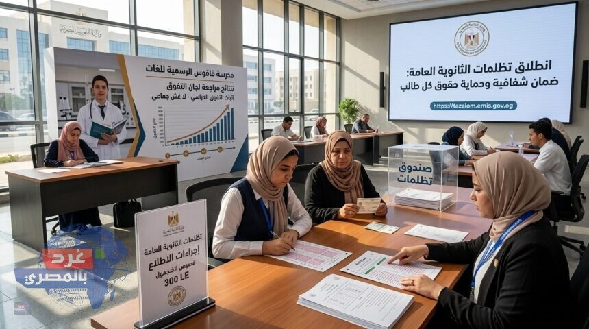 انطلاق تظلمات الثانوية العامة 2026