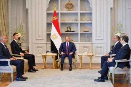 لقاء السيسي وكوشنر