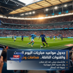جدول مواعيد مباريات اليوم السبت