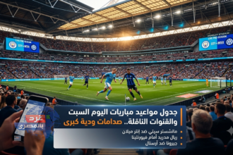 جدول مواعيد مباريات اليوم السبت