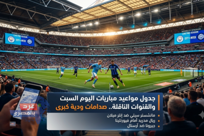 جدول مواعيد مباريات اليوم السبت