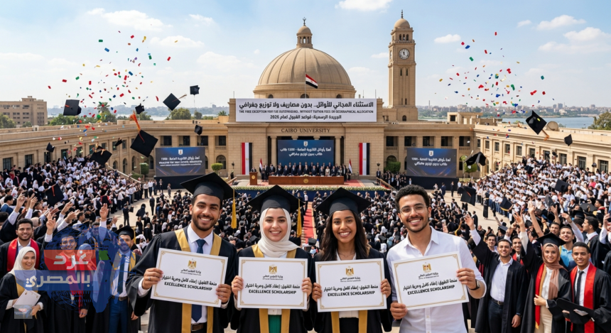 الاستثناء المجاني للأوائل".. الجريدة الرسمية تنشر قرار التعليم العالي رقم 1522 لسنة 2026