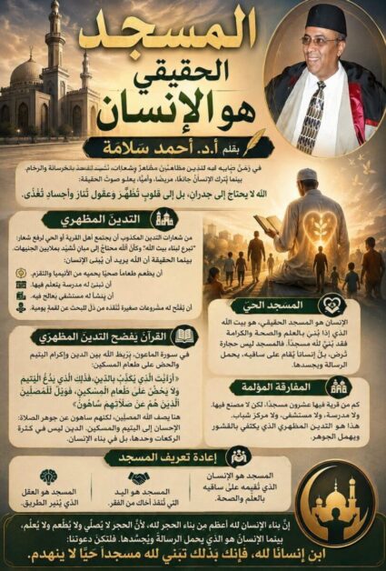 المسجد الحقيقي هو الإنسان