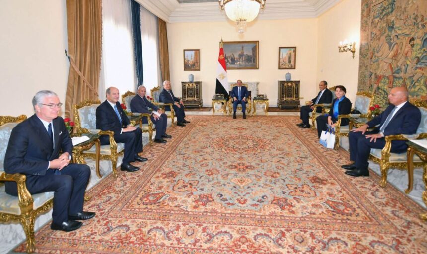 السيسي يوجه رسالة حاسمة لإيطاليا بشأن أمن النيل والبحر الأحمر خلال استقبال "تاياني" رسالة حاسمة لإيطاليا بشأن حماية الأمن المائي المصري واستقرار البحر الأحمر