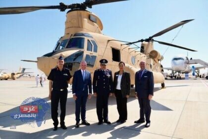تسلم القوات المسلحة المصرية دفعة جديدة من مروحيات شينوك CH-47F المتطورة،