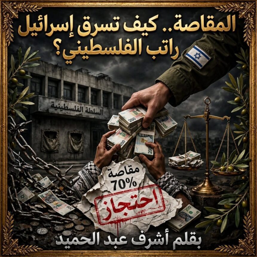 المقاصة ليست منحة إسرائيلية - أموال السلطة الفلسطينية