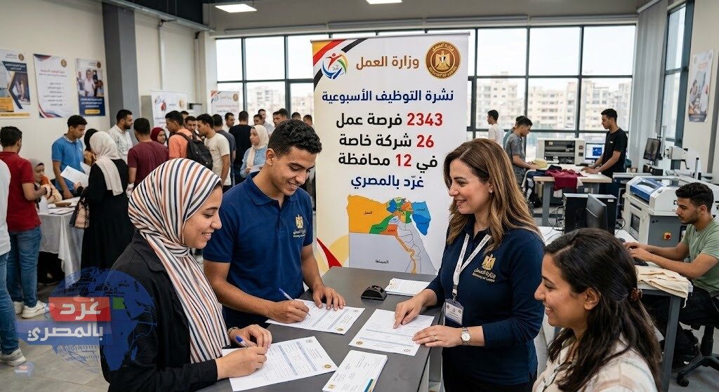 بالحد الأدنى للأجور.. ننشر خريطة 2343 وظيفة خالصة أعلنتها وزارة العمل بالمحافظات