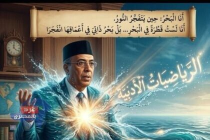 قصيدة أَنَا الْبَحْرُ حِين يَتَفَجَّرُ النُّورُ للدكتور أحمد عبد الخالق سلامة