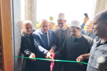 افتتاح «مسجد الرحمن» بكفر سعد