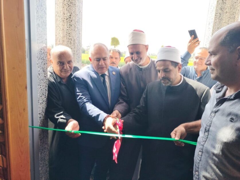 افتتاح «مسجد الرحمن» بكفر سعد