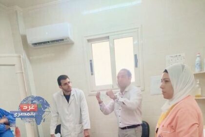 مرور فريق مكافحة العدوى على وحدتي الأمل ورعاية الطفل بمدينة رأس غارب