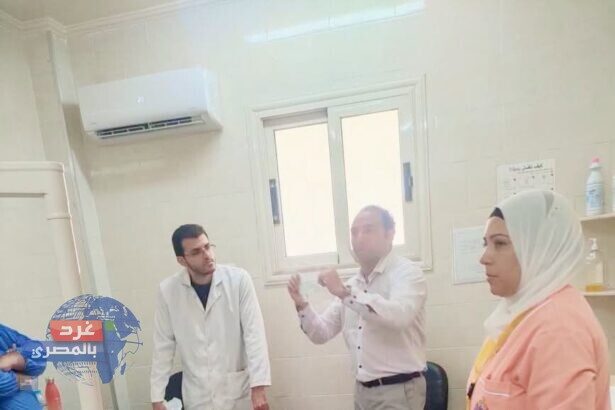 مرور فريق مكافحة العدوى على وحدتي الأمل ورعاية الطفل بمدينة رأس غارب