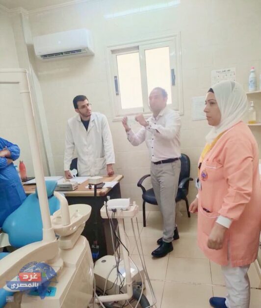 مرور فريق مكافحة العدوى على وحدتي الأمل ورعاية الطفل بمدينة رأس غارب