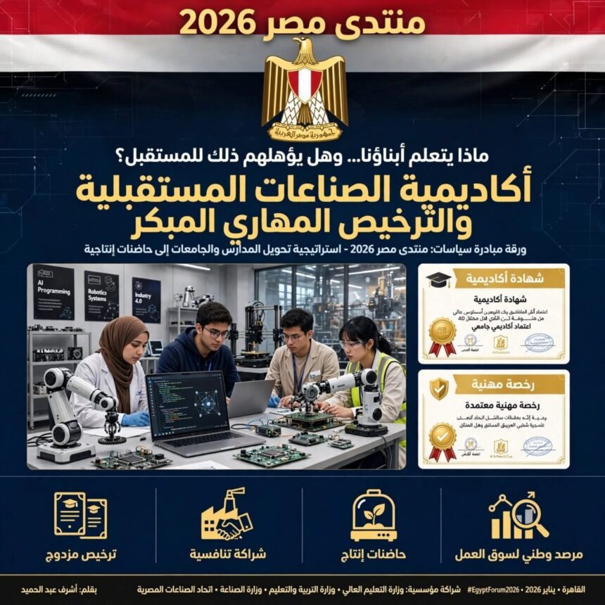 «ماذا يتعلم أبناؤنا؟».. تفاصيل مبادرة أكاديمية الصناعات المستقبلية أكاديمية الصناعات المستقبلية