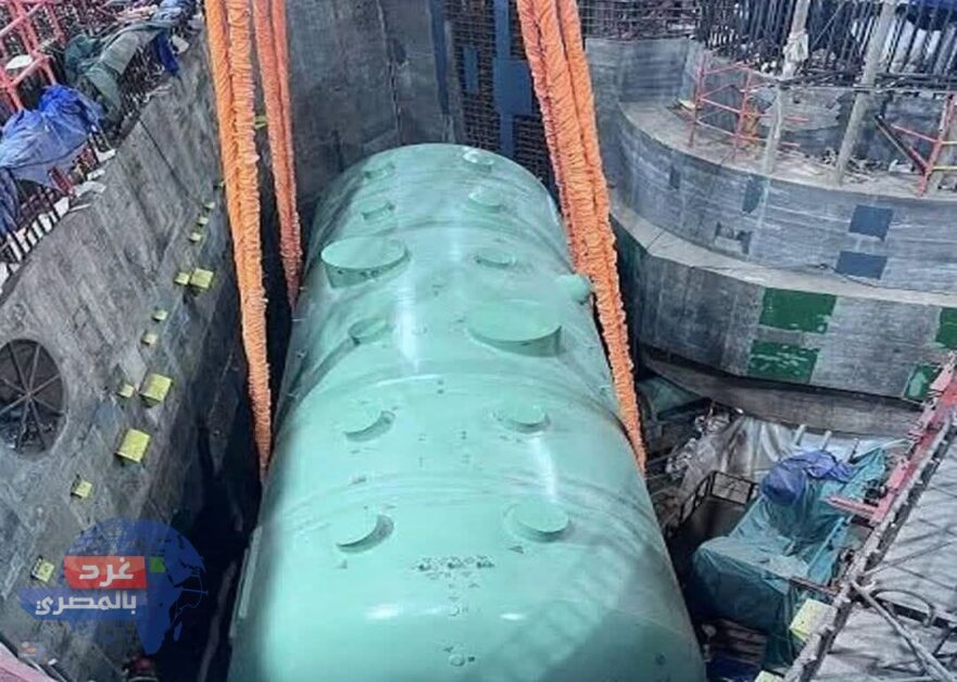 بدء تركيب أول مولد بخار بالوحدة الأولى بمحطة الضبعة