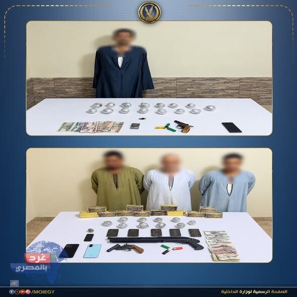 ضربة أمنية كبرى بـ155 مليون جنيه: مصرع 5 عناصر شديدة الخطورة وضبط أسلحة ومخدرات بـ3 محافظات