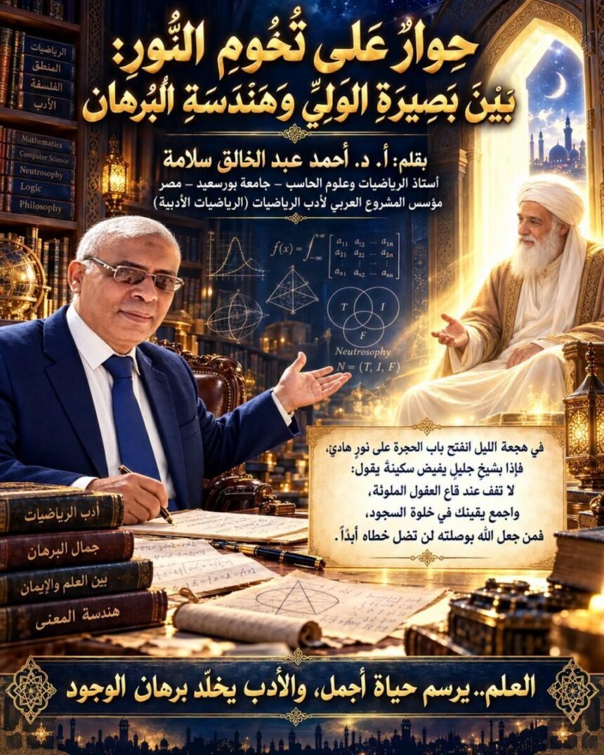 حوار على تخوم النور: بين بصيرة ولي وهندسة البرهان حوار على تخوم النور
