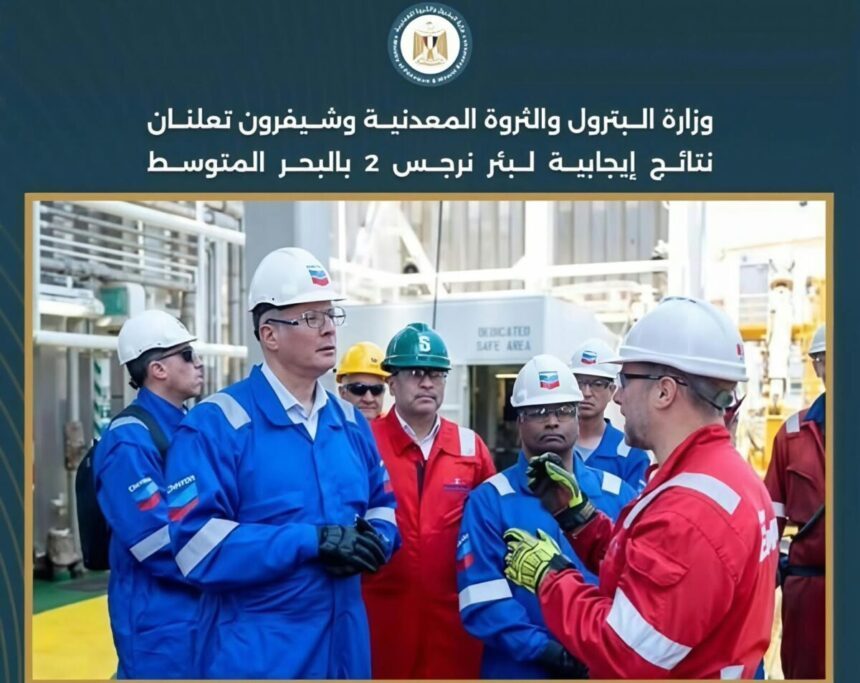 نتائج إيجابية فى بئر نرجس 2 بالبحر المتوسط