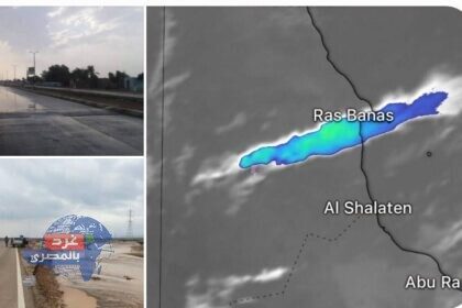 أمطار رعدية في الشلاتين