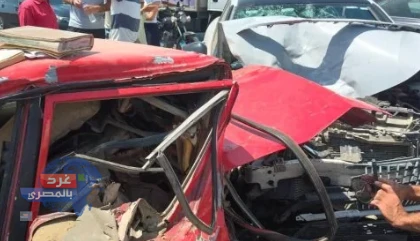 موقع حادث تصادم الطريق الأوسطي بمدينة 6 أكتوبر - غرد بالمصري
