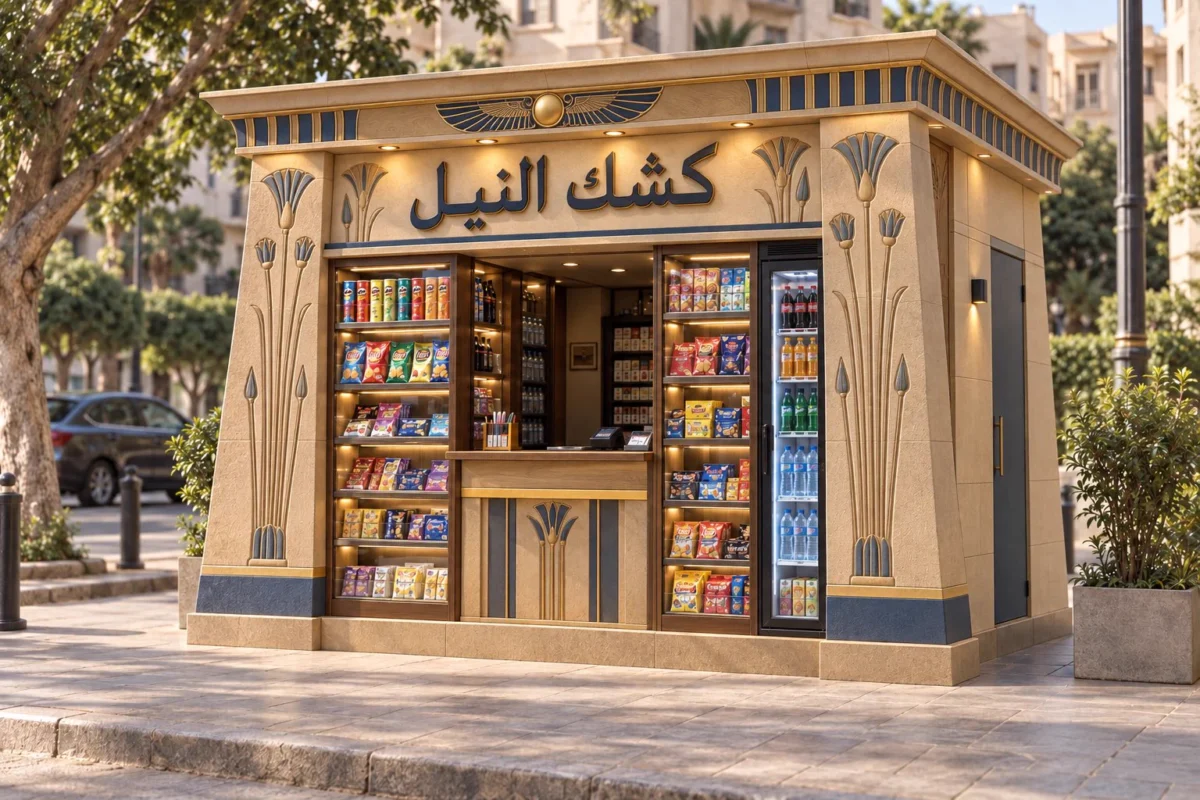 نموذج الكشك الحضاري الموحد في محافظة القاهرة على غرد بالمصري